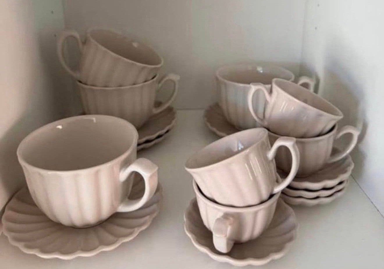 H&M Home Kopjes Set: 4 Mokken, 4 Espressokopjes, Nieuw, Ophalen, Nieuw, Overige merken, Kop(pen) en/of Schotel(s)