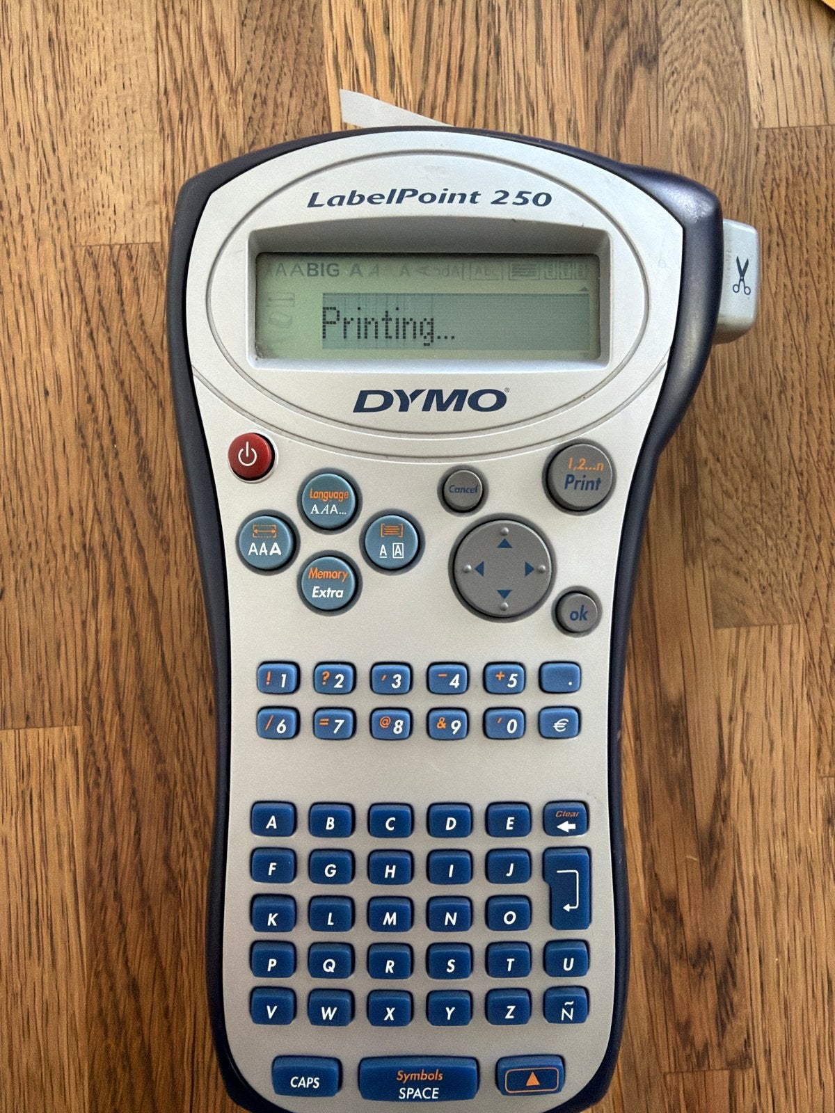 Dymo LabelPoint 250 Labelprinter - Zo goed als nieuw, Computers en Software, Labelprinters, Ophalen of Verzenden, Zo goed als nieuw