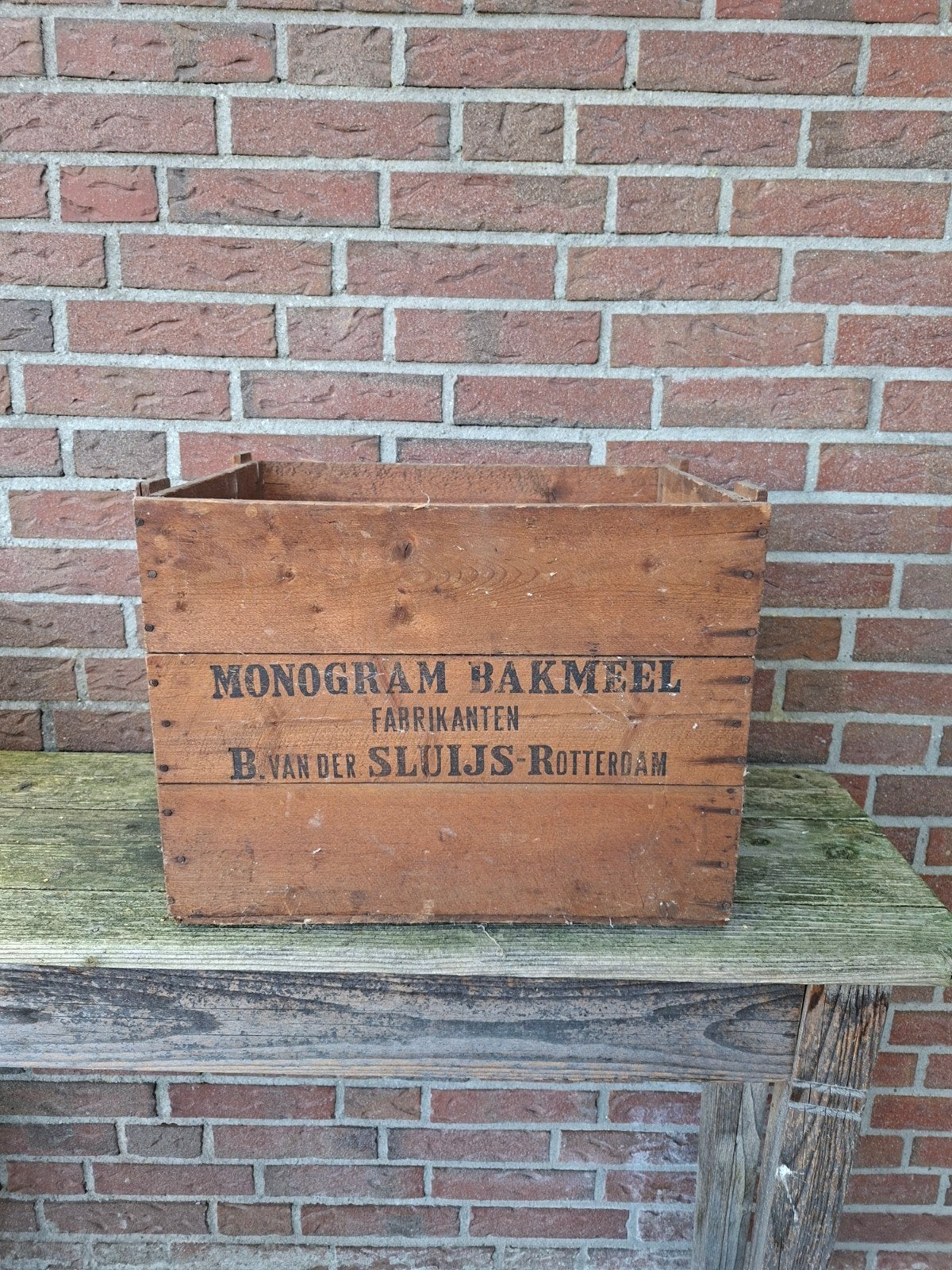 houten kist bakmeel, Ophalen of Verzenden