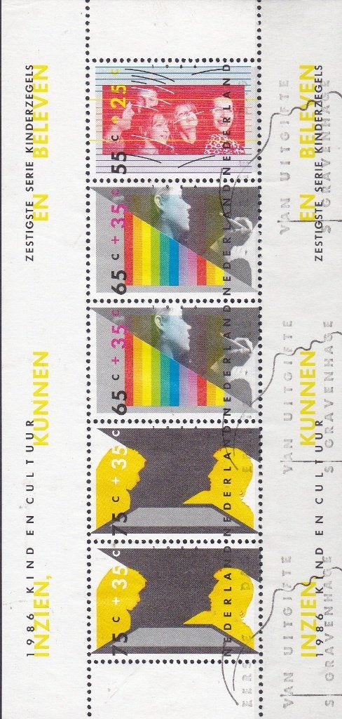 Kinderzegels – gebruikt – NVPH 1366, Ophalen of Verzenden, Na 1940, Gestempeld