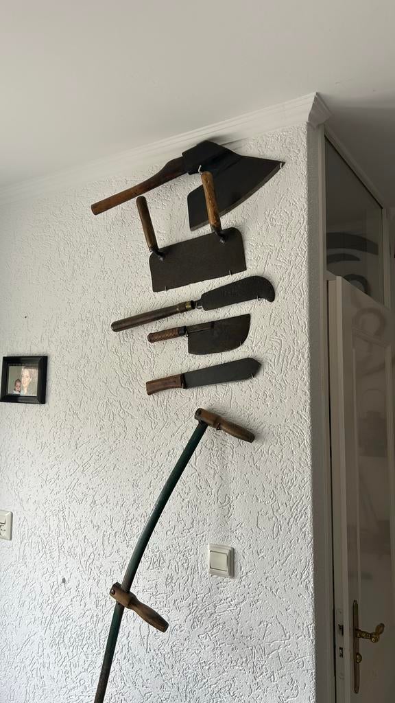 Oud werktuig gereedschap: sijs, riek en nog veel meer, Antiek en Kunst, Antiek | Gereedschap en Instrumenten, Ophalen
