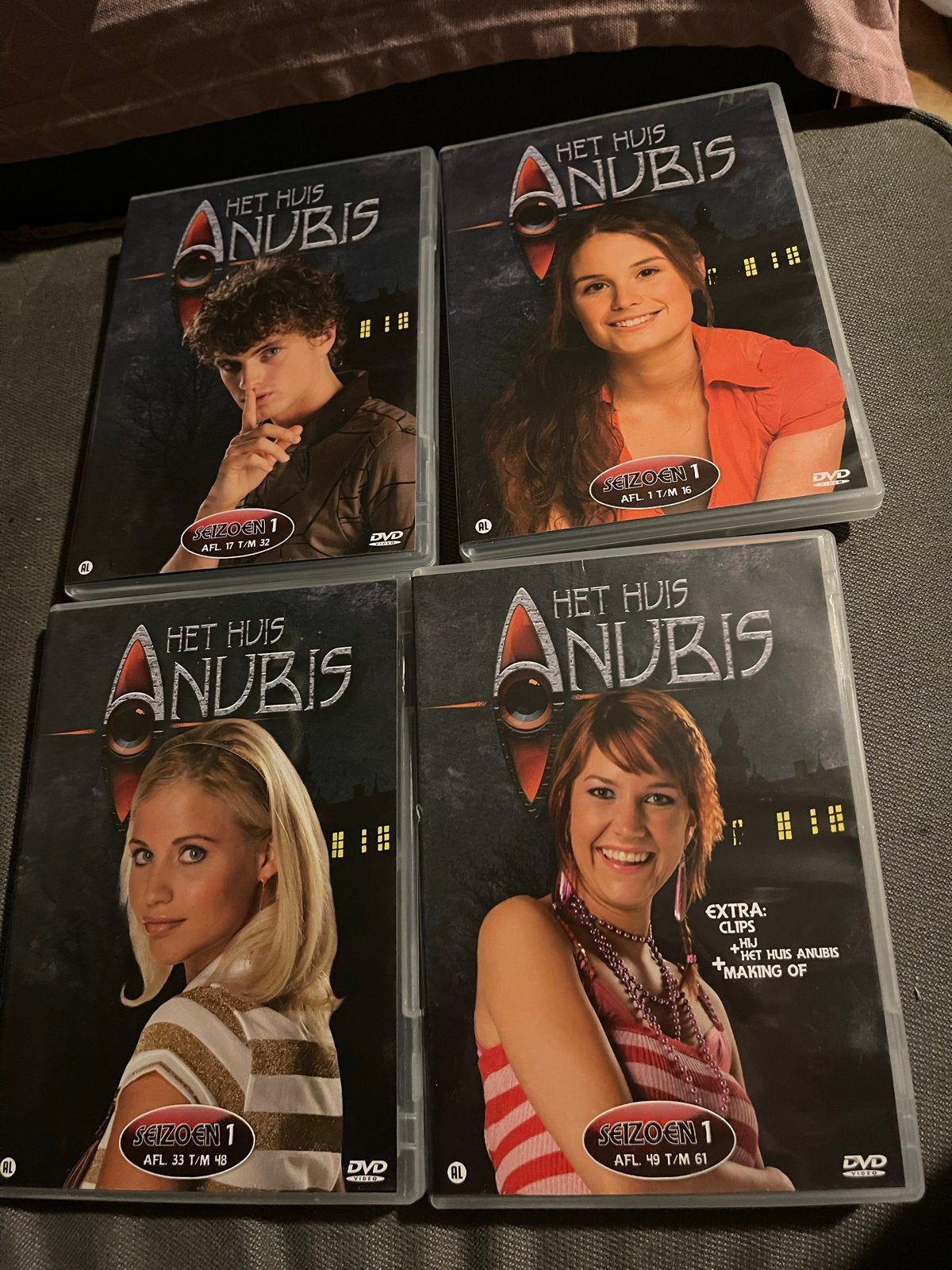 Het Huis Anubis Seizoen deel 1 DVD Box (4 discs) en film, Cd's en Dvd's, Gebruikt, Seizoen 1, Alle leeftijden, Overige genres