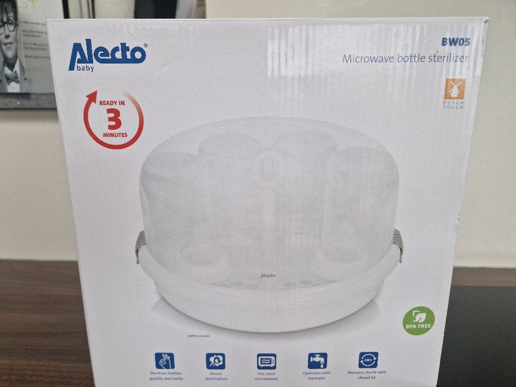 NIEUWE Alecto BW05 - Magnetron Flessen Sterilisator, Kinderen en Baby's, Ophalen of Verzenden, Nieuw, Sterilisator, Alecto
