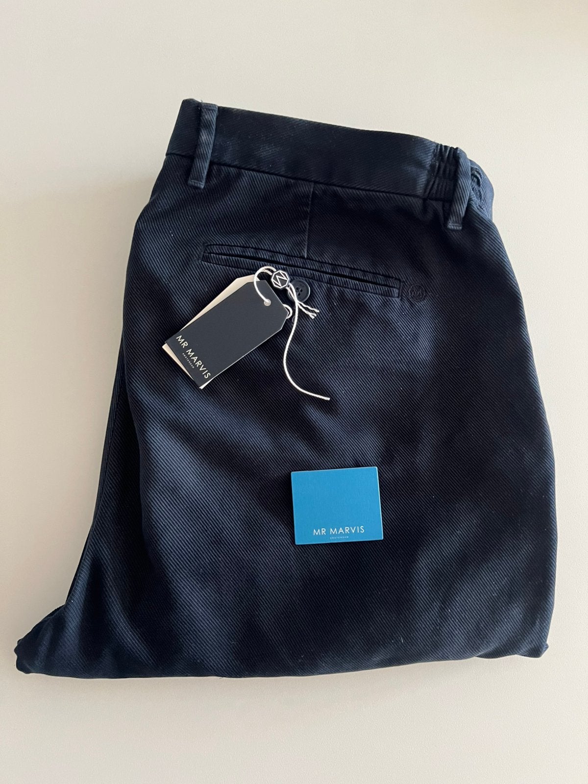 Mr Marvis - The Heavy Classics - Navy 32/32, Ophalen of Verzenden, Zo goed als nieuw, Maat 48/50 (M), Blauw