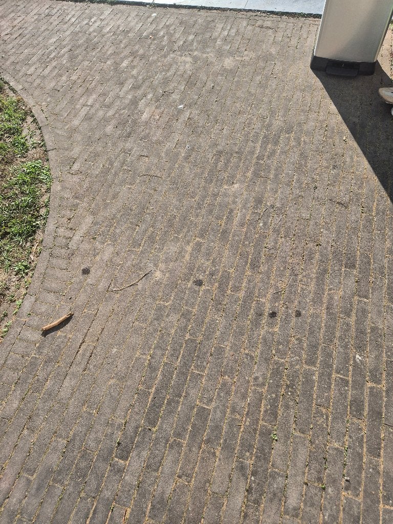 Rode gebakken straatklinkers, Tuin en Terras, Ophalen, Overige materialen, Gebruikt, Klinkers