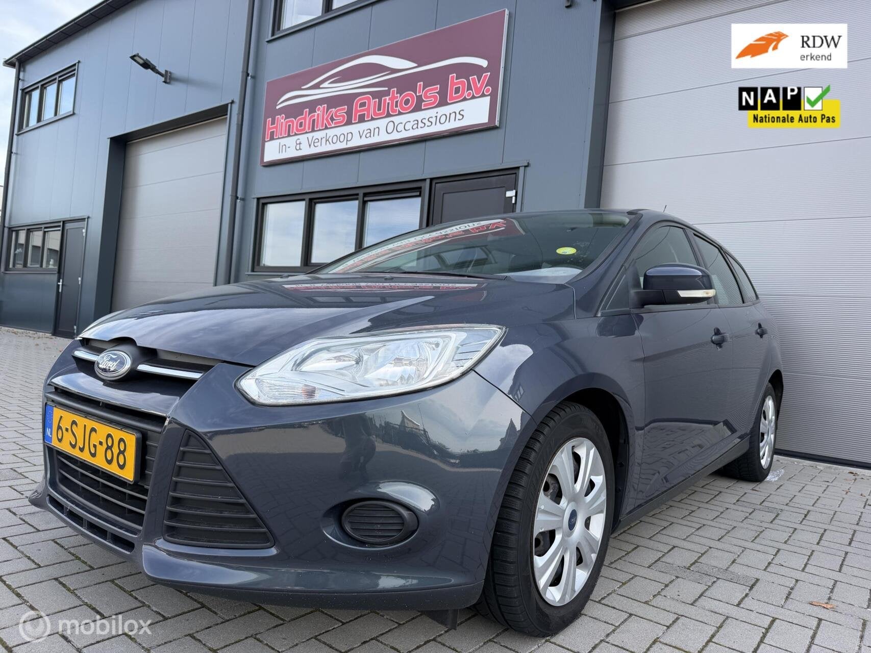 Ford Focus Wagon 1.6 TDCI ECOnetic Lease Trend, Auto's, Euro 5, Gebruikt, 4 cilinders, Origineel Nederlands