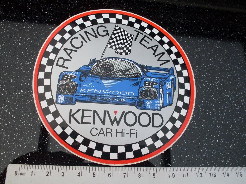 sticker kenwood racing team car hi-fi racing race, Verzenden, Zo goed als nieuw, Merk
