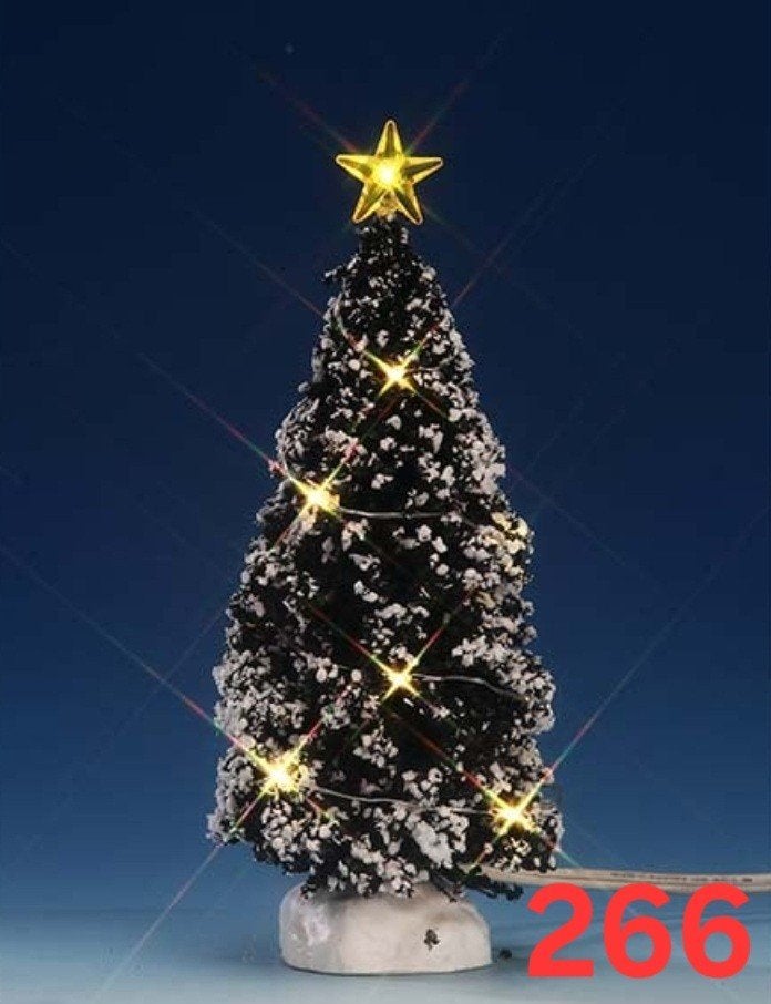 Lemax 74267 clear light evergreen tree jaar 2017., Ophalen of Verzenden