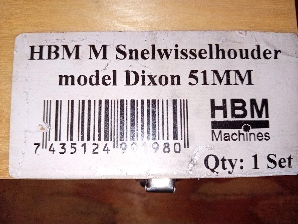 Snelwisselaar Dixon51mm, Ophalen of Verzenden, Zo goed als nieuw, Metaaldraaibank