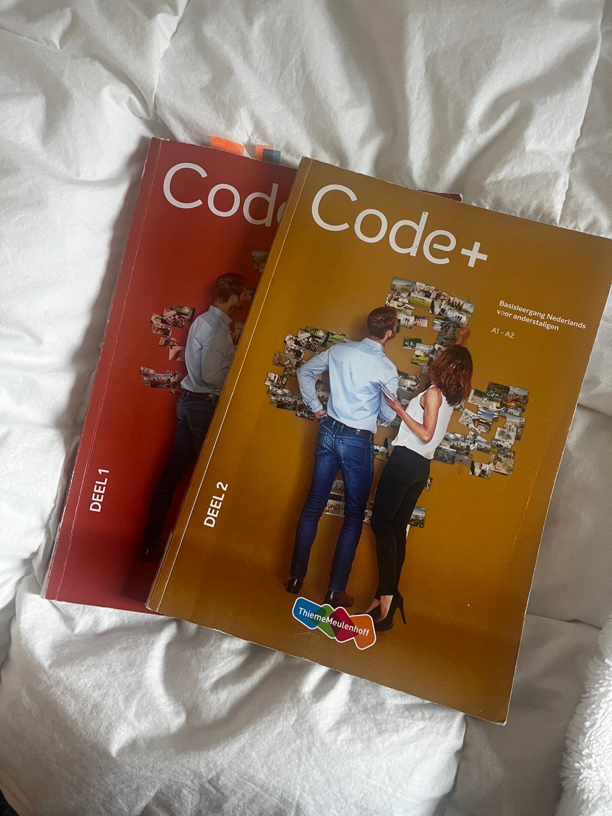 Code+ Deel 2 - Basisleergang Nederlands A1-A2, Ophalen of Verzenden, Alpha, Zo goed als nieuw, Overige niveaus
