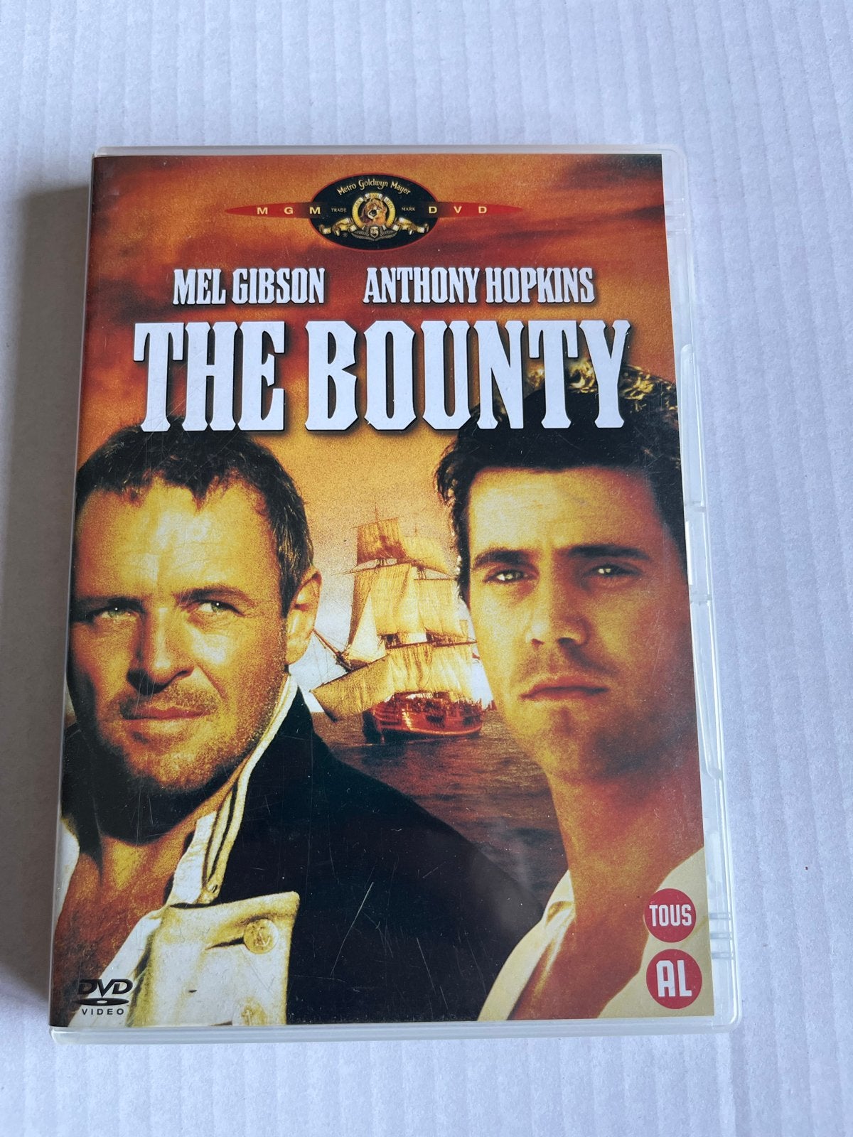 The Bounty DVD - Mel Gibson, Anthony Hopkins, Vanaf 12 jaar, Ophalen of Verzenden, Gebruikt
