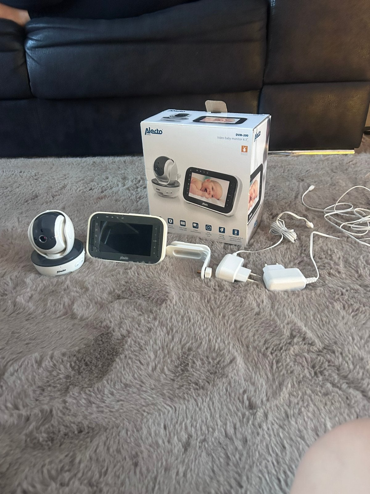Alecto babyfoon met camera, Ophalen of Verzenden, Zo goed als nieuw, 250 meter of meer, Terugspreekfunctie