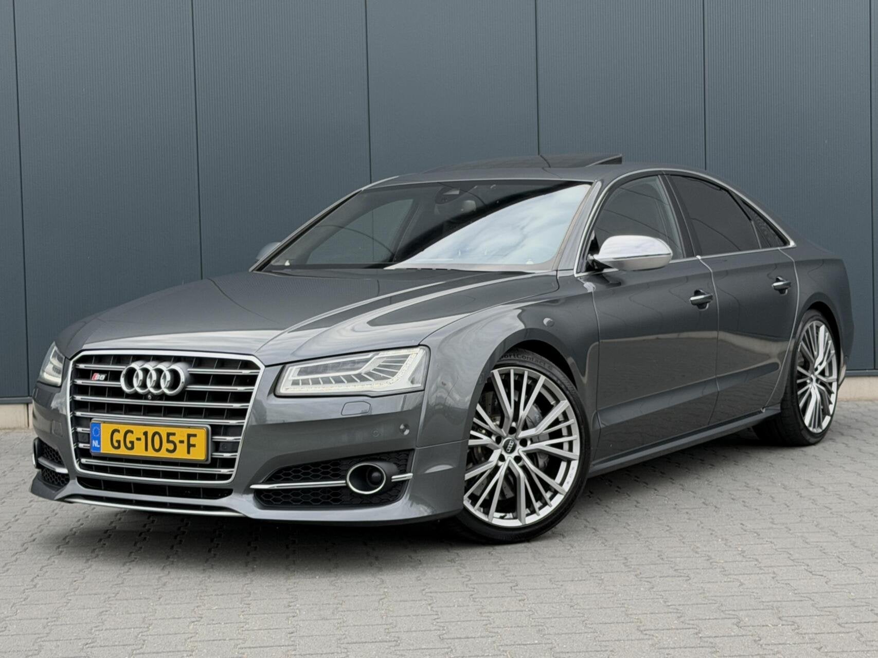 Audi S8 4.0 TFSI Quattro Keramisch - Schuifdak - Led - B&O H, Auto's, Automaat, Gebruikt, Bedrijf, Vierwielaandrijving