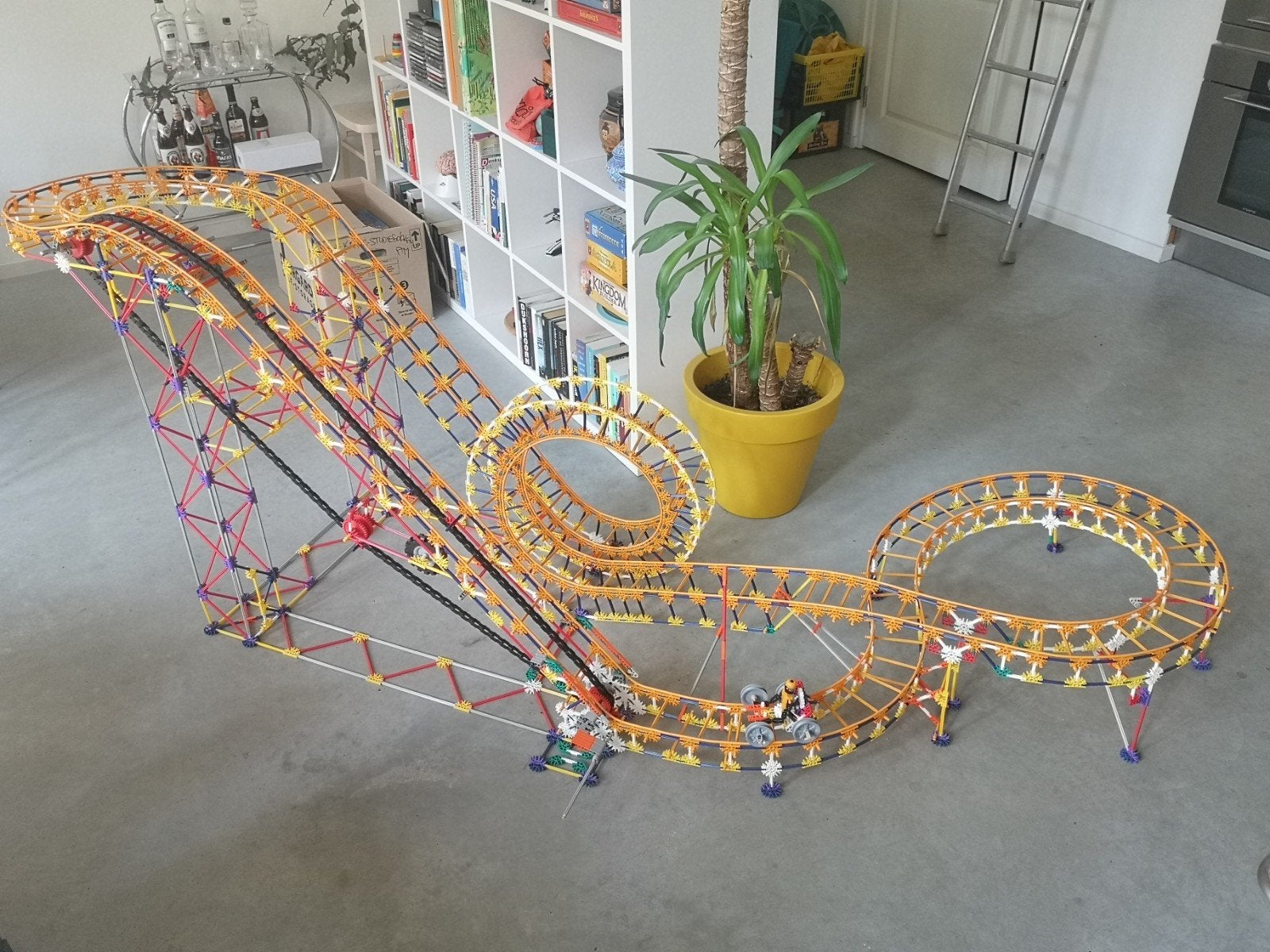K'nex #63030 8ft Original Rollercoaster (100% compleet!), Kinderen en Baby's, Ophalen of Verzenden, Zo goed als nieuw, K'nex