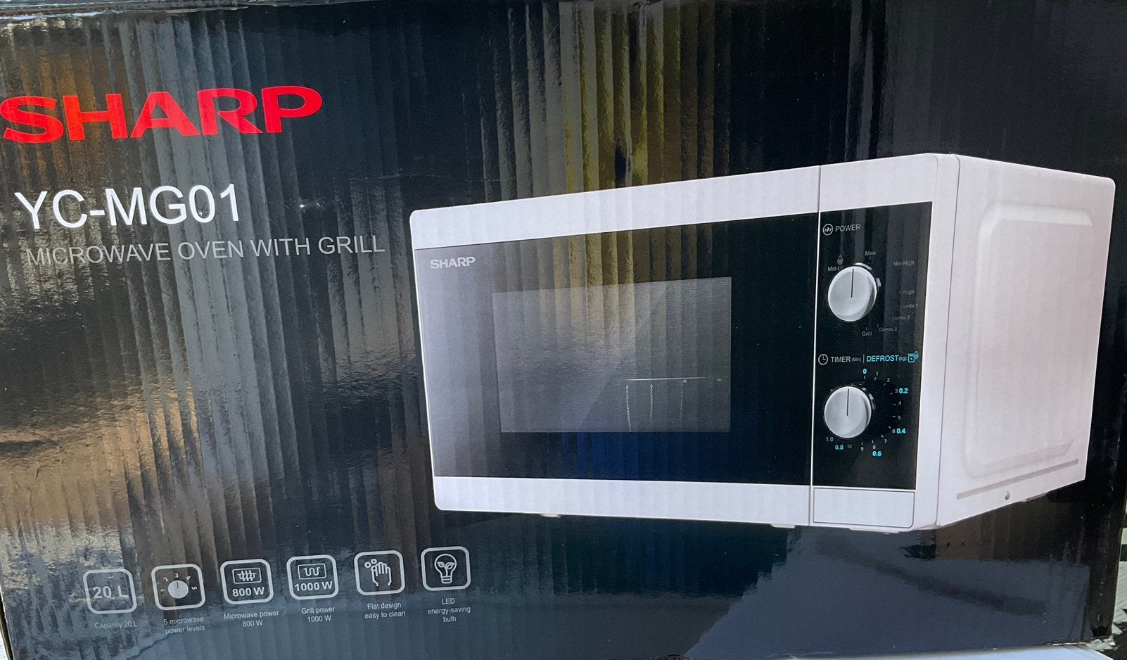 Splinternieuwe Sharp magnetron met grill in doos, Ophalen, Nieuw, Grill
