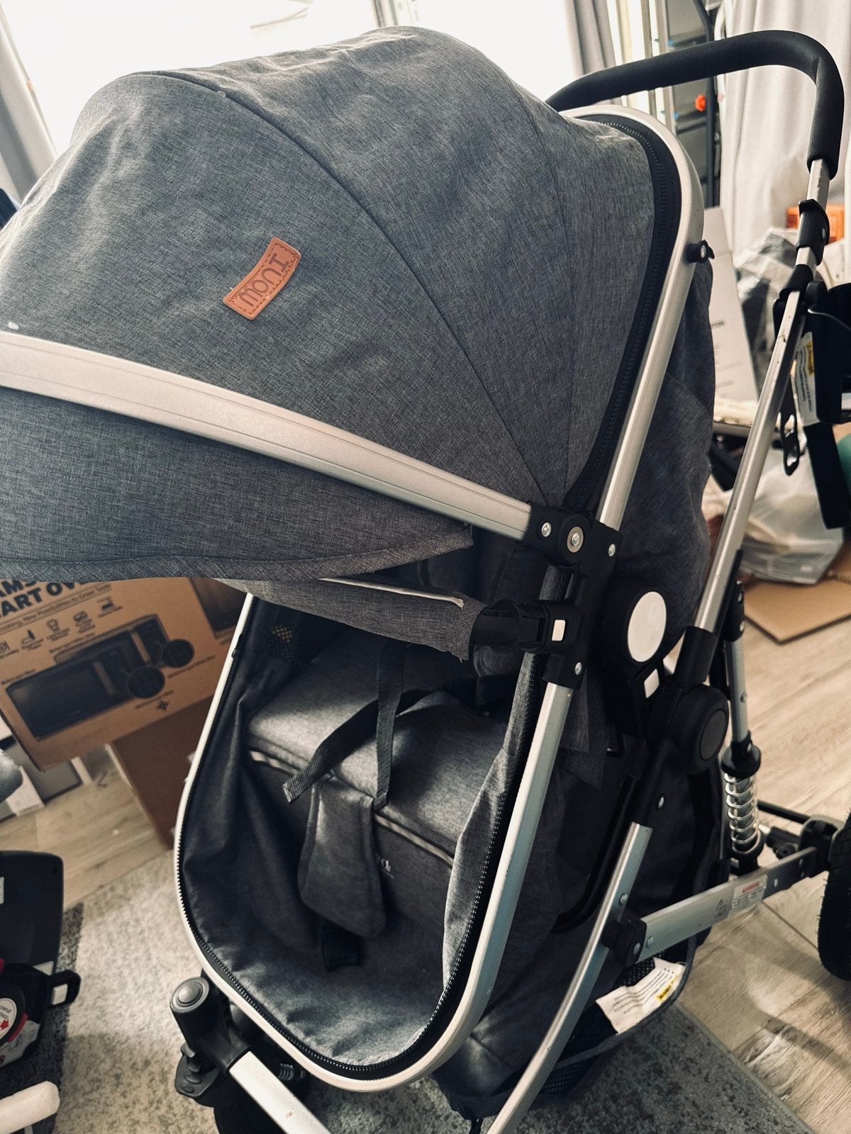 Moni Ciara Combiwagen met autostoeltje en parasol, Zo goed als nieuw, Combiwagen, Met autostoeltje, Ophalen
