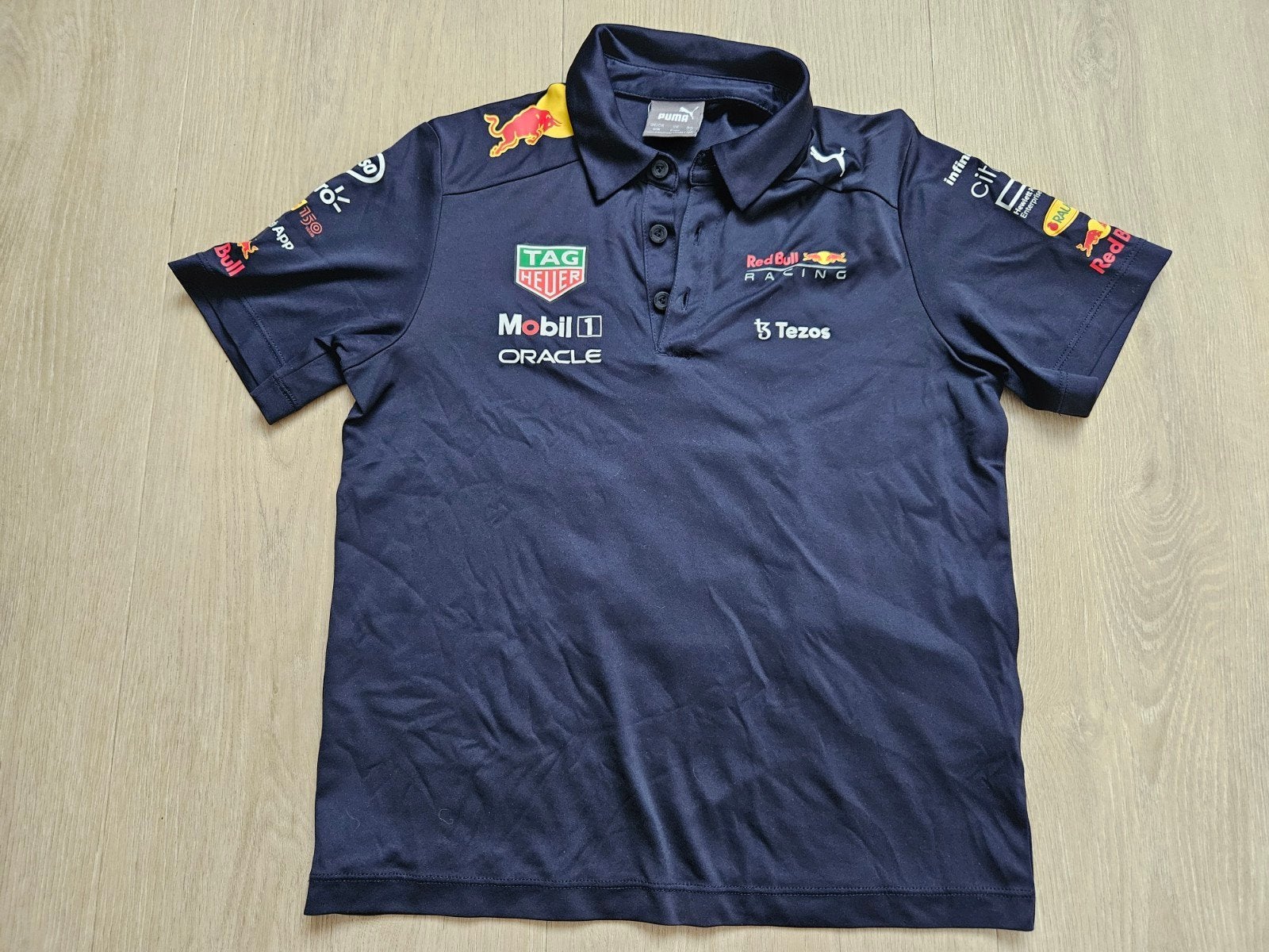 Max Verstappen Polo maat 140., Kinderen en Baby's, Gebruikt, Jongen of Meisje, PUMA, Ophalen of Verzenden