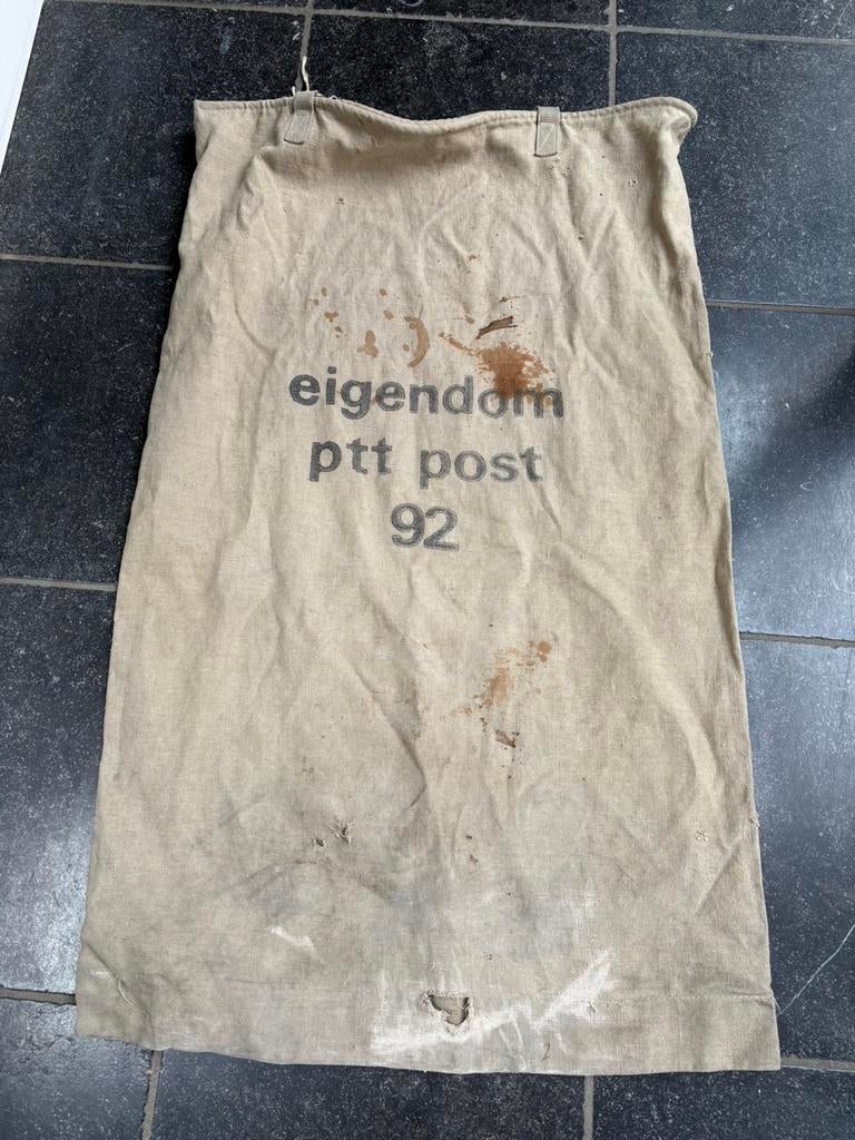 Oude PTT Postzak - Decoratief, Ophalen of Verzenden, Gebruikt, Overige soorten, Tas of Koffer