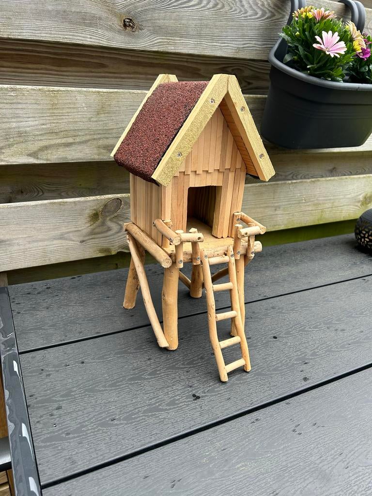 Uniek handgemaakt drenkelinghuisje van hout, Ophalen, Nieuw