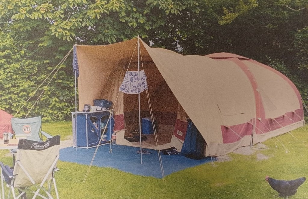 Wilderness opblaasbare tent 360 - verblijf - luifel, Ophalen, Gebruikt