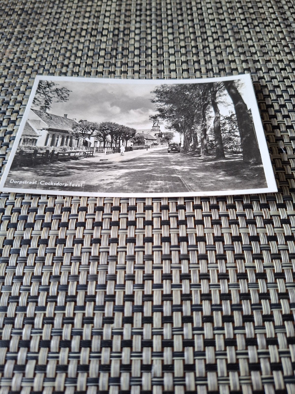 Dorpstraat, Cocksdorp Texel, Ophalen of Verzenden, 1940 tot 1960, Gelopen, Noord-Holland