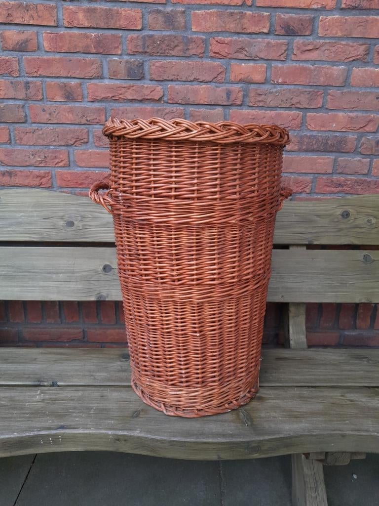 Grote Rotan (was) mand, Ophalen, Gebruikt, Mand, Rond