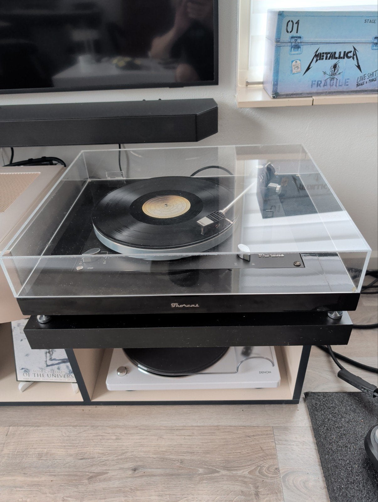 Thorens Platenspeler met Ortofon 2M Black element, Ophalen, Gebruikt, Thorens