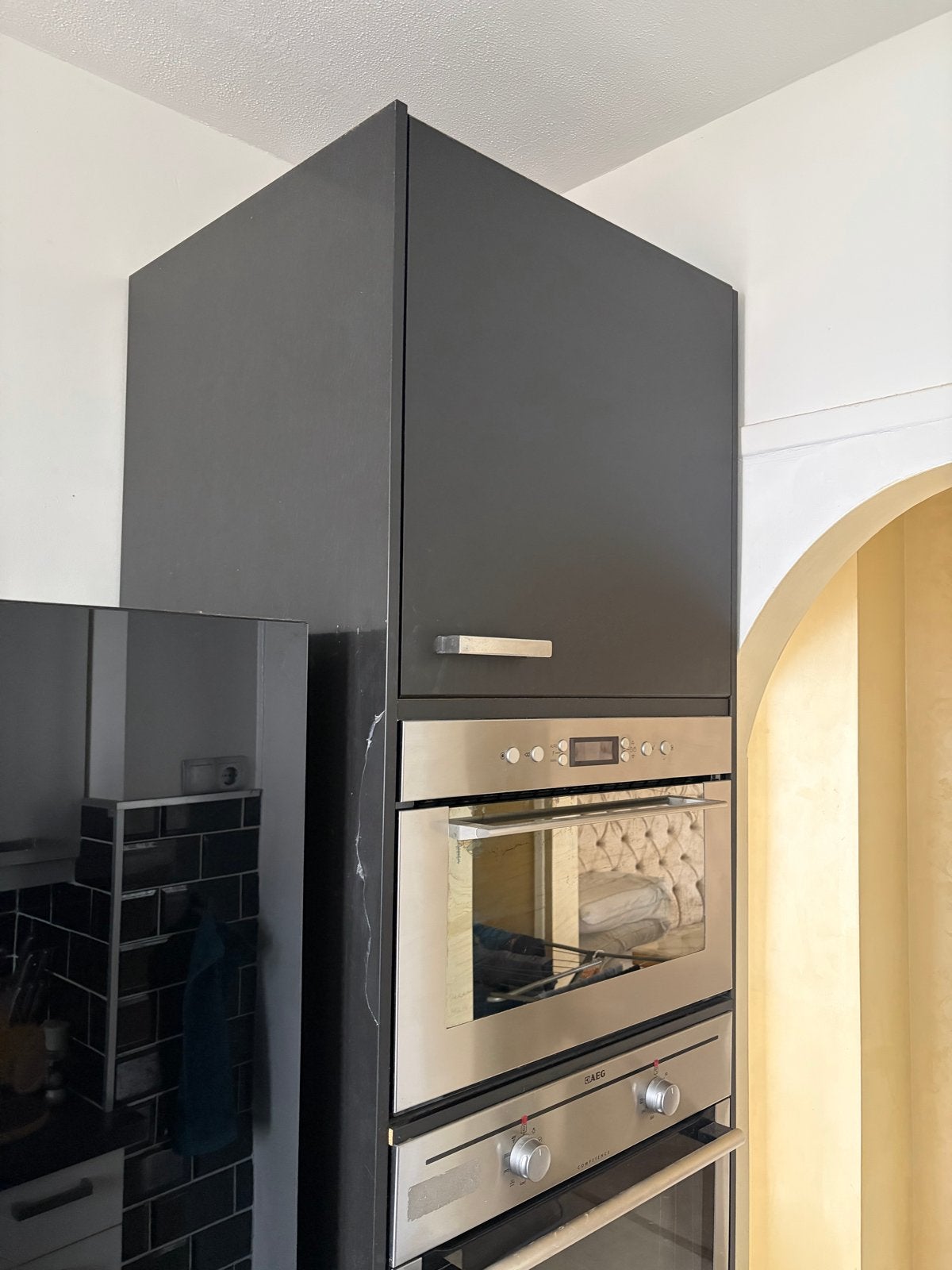 AEG Combi-oven en Oven met Grill - Inbouw, Ophalen, Gebruikt, Combi-oven, Inbouw