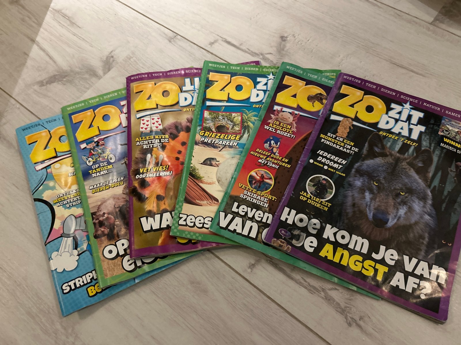 Zo Zit Dat tijdschriften - Set van 6, Verzenden, Gelezen, Wetenschap en Natuur