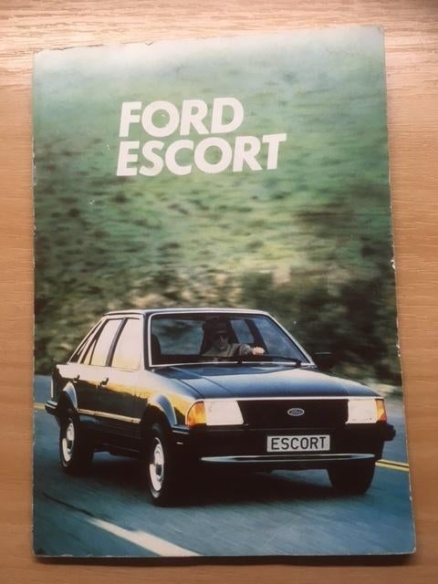 Handleiding/Instructieboekje      Ford   Escort    1982   NL, Verzenden
