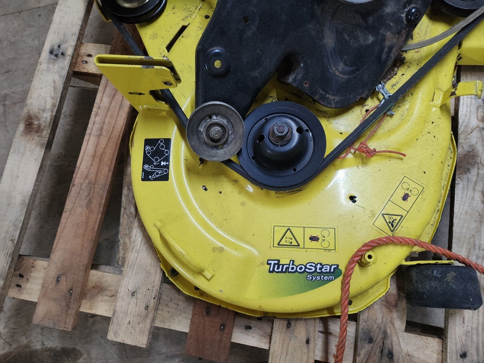 John deere zitmaaier maaidek, Tuin en Terras, Grasmaaiers, Ophalen, Zo goed als nieuw, 50 cm of meer