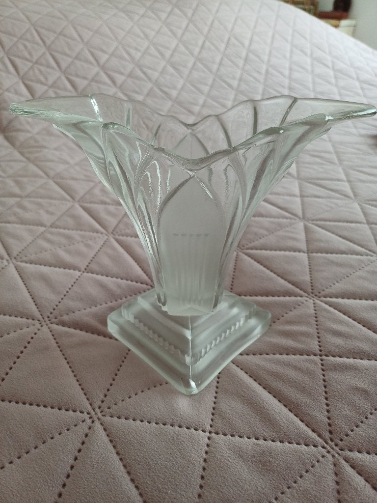 Walther sohne vaas model greta persglas. Hoog 16cm breed 21c, Ophalen