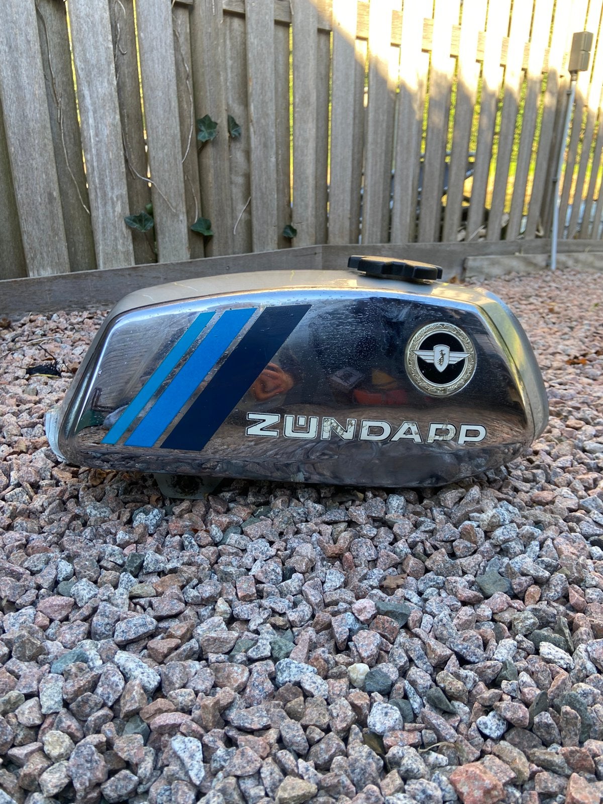 Zundapp metalen benzine tank, Ophalen of Verzenden, Gebruikt, Tank