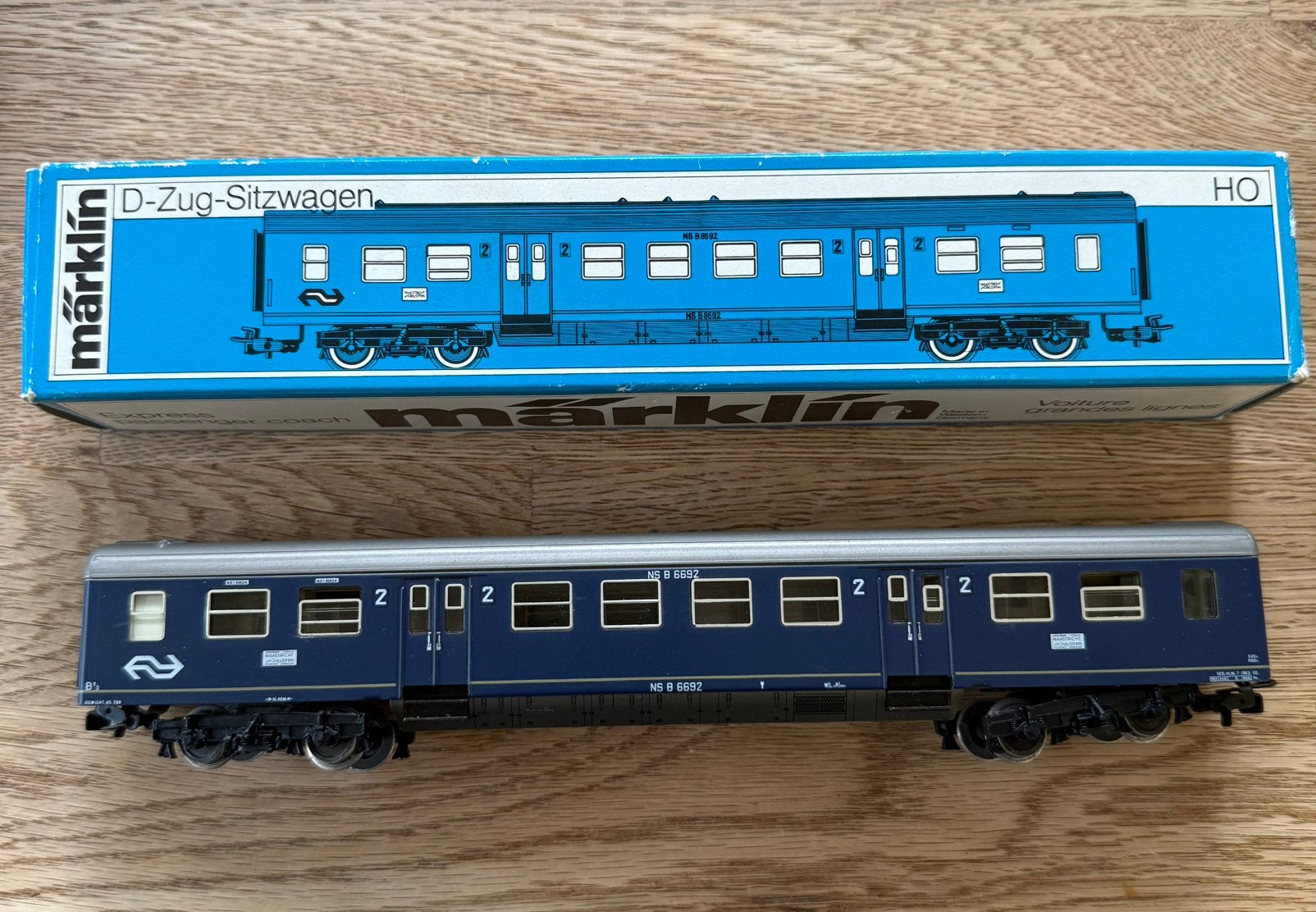 Märklin HO model 4049 personenrijtuig NS, Overige merken, Gelijkstroom, Wagon, Ophalen of Verzenden