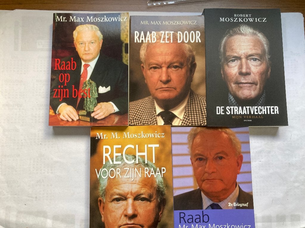 T.K. Boeken van Max Moszkowicz & Abraham Moszkowicz, Boeken, Zo goed als nieuw, Max Moszkowicz & Abraham Moszkowicz, Beta, HBO