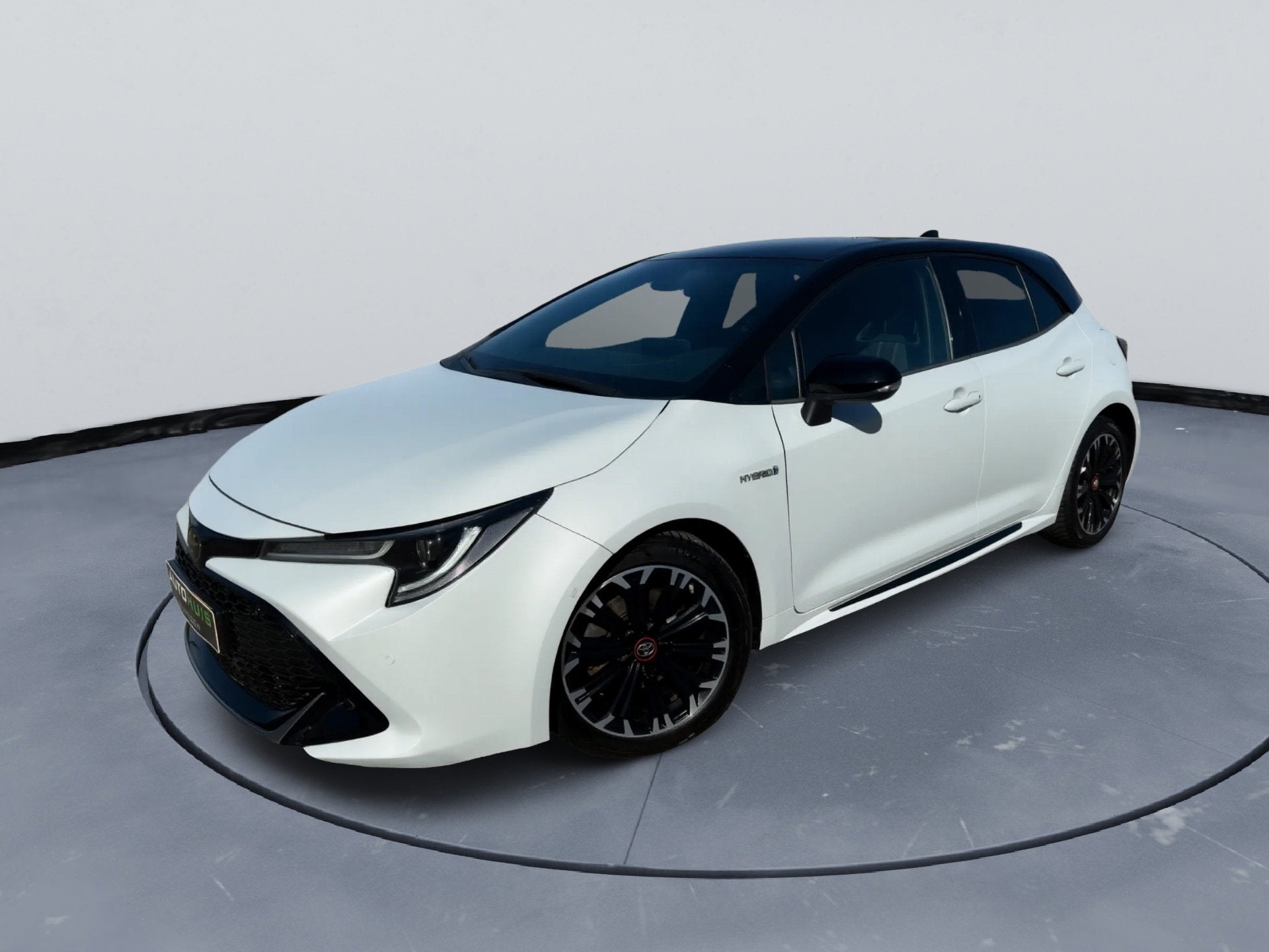 Toyota Corolla 1.8 Hybrid GR-Sport Half leder Achteruitrijca, Auto's, Toyota, Gebruikt, Zwart, 4 cilinders, 98 pk