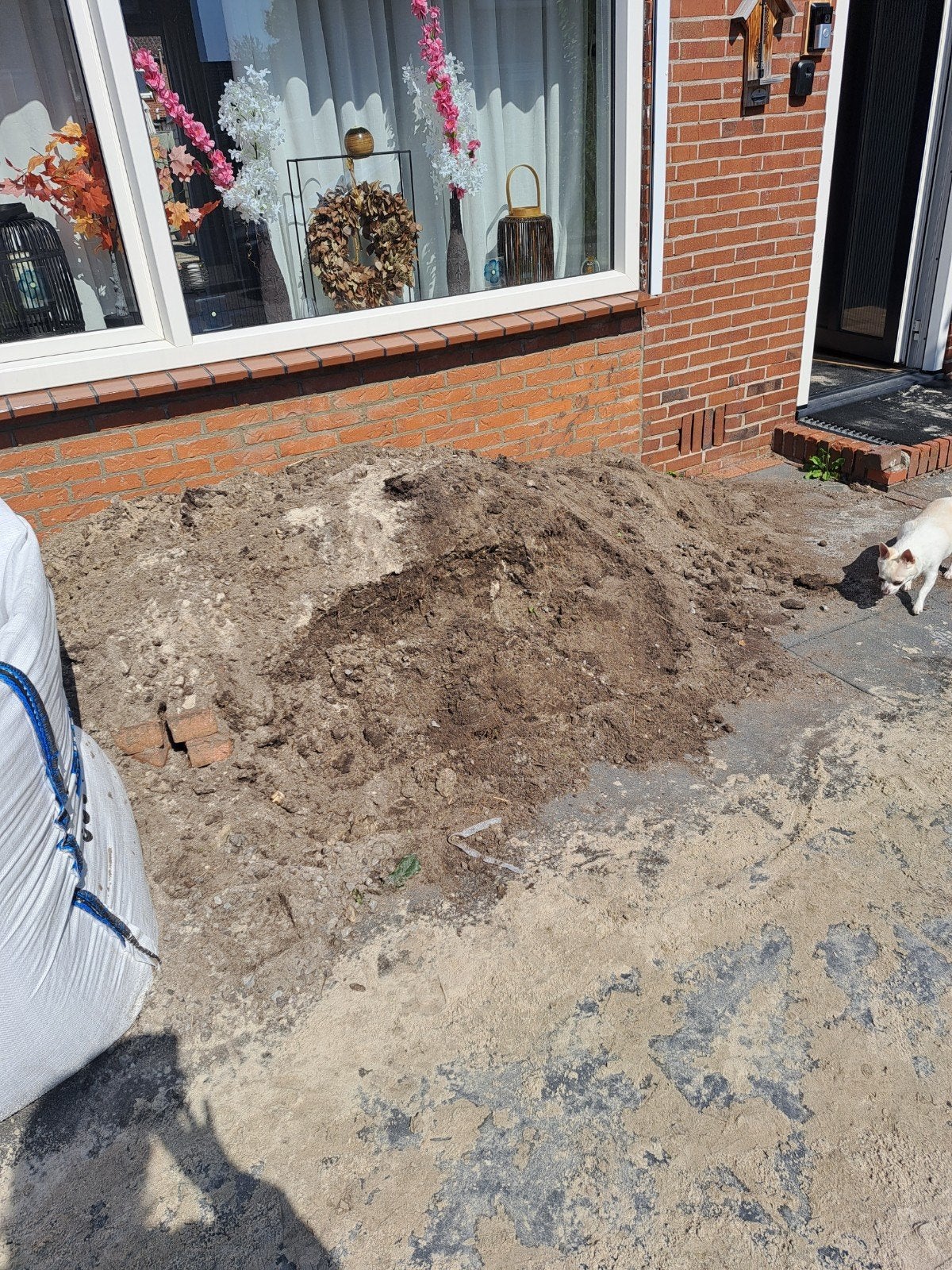 Geelzand en zwartzand, Ophalen, Tuinaarde