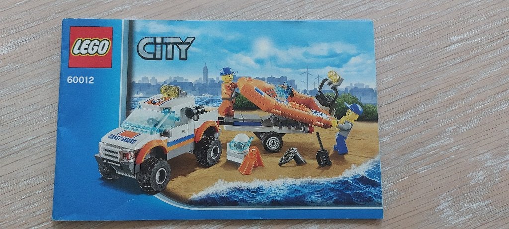 Lego City Reddingsbrigade, model 60012, City, Lego, Inclusief instructies, Ophalen of Verzenden