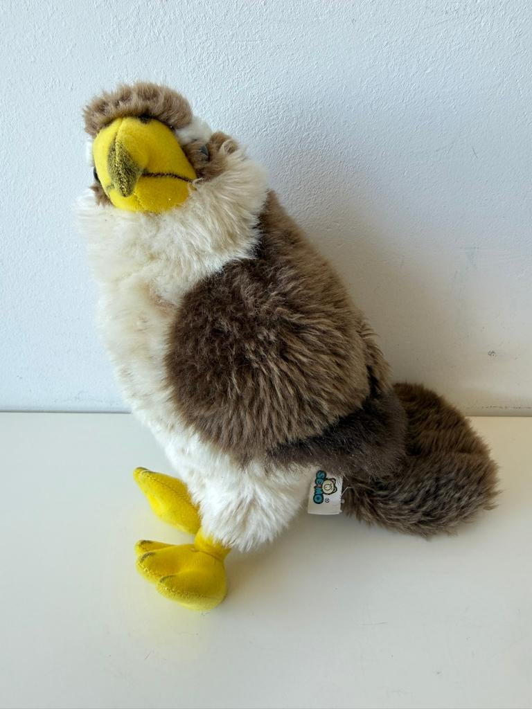Knuffel roofvogel, havik 23 cm / Semo, Overige typen, Ophalen of Verzenden, Middelgroot (20 tot 80 cm), Bruin