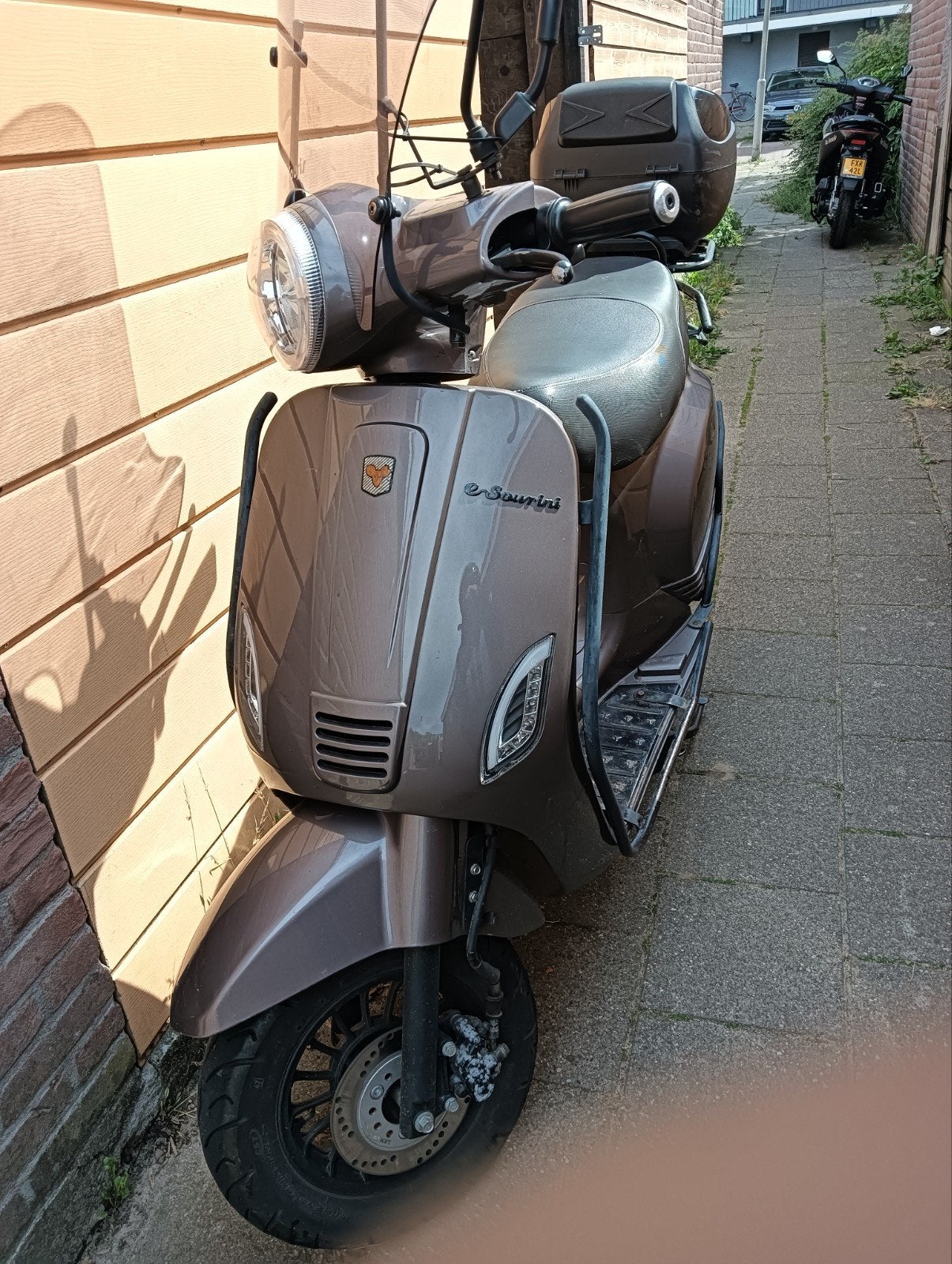 La Souris E-Sourini Elektrische Scooter - Bruin, Fietsen en Brommers, Ophalen, Gebruikt, Elektrisch, Overige merken
