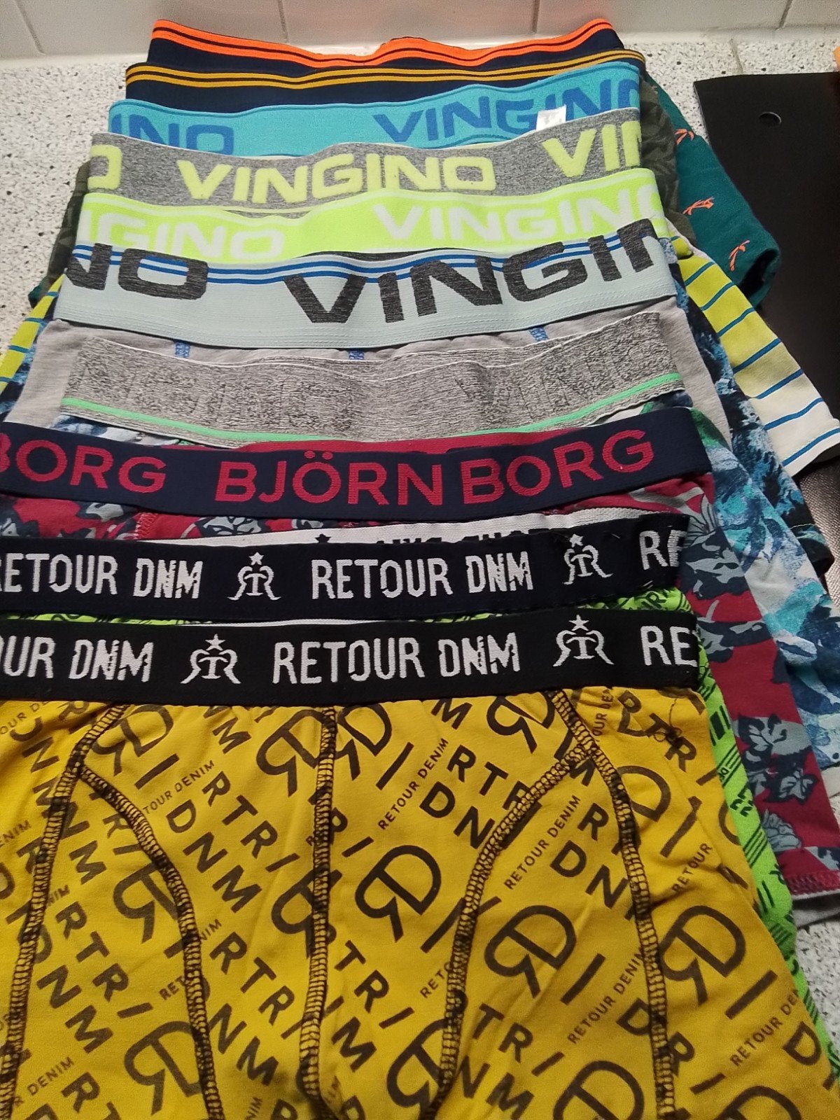 10 boxershorts jongen izgs mt158/164, Ophalen, Zo goed als nieuw, Jongen, Nacht- of Onderkleding