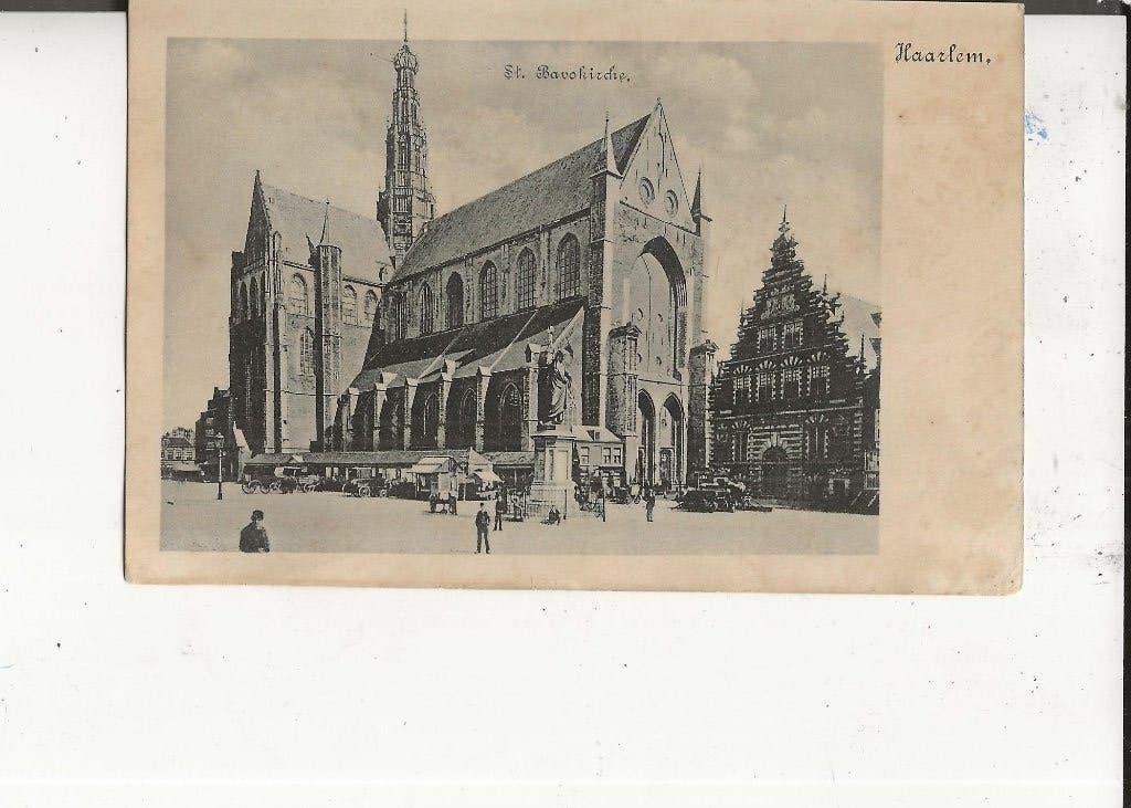 Haarlem St Bavokirche 1899, Ophalen of Verzenden, Voor 1920, Ongelopen, Noord-Holland
