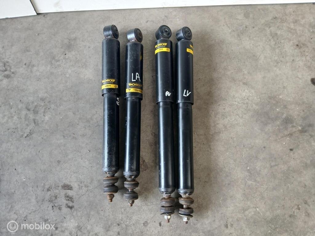Schokdempers Range Rover P38 Monroe Schokbrekers Voor Achter, Land Rover, Ophalen of Verzenden