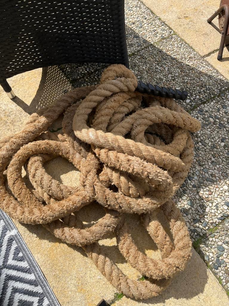 Battle Rope - Krachttraining Touw, Sport en Fitness, Fitnessmaterialen, Ophalen of Verzenden, Gebruikt, Armen, Battle rope