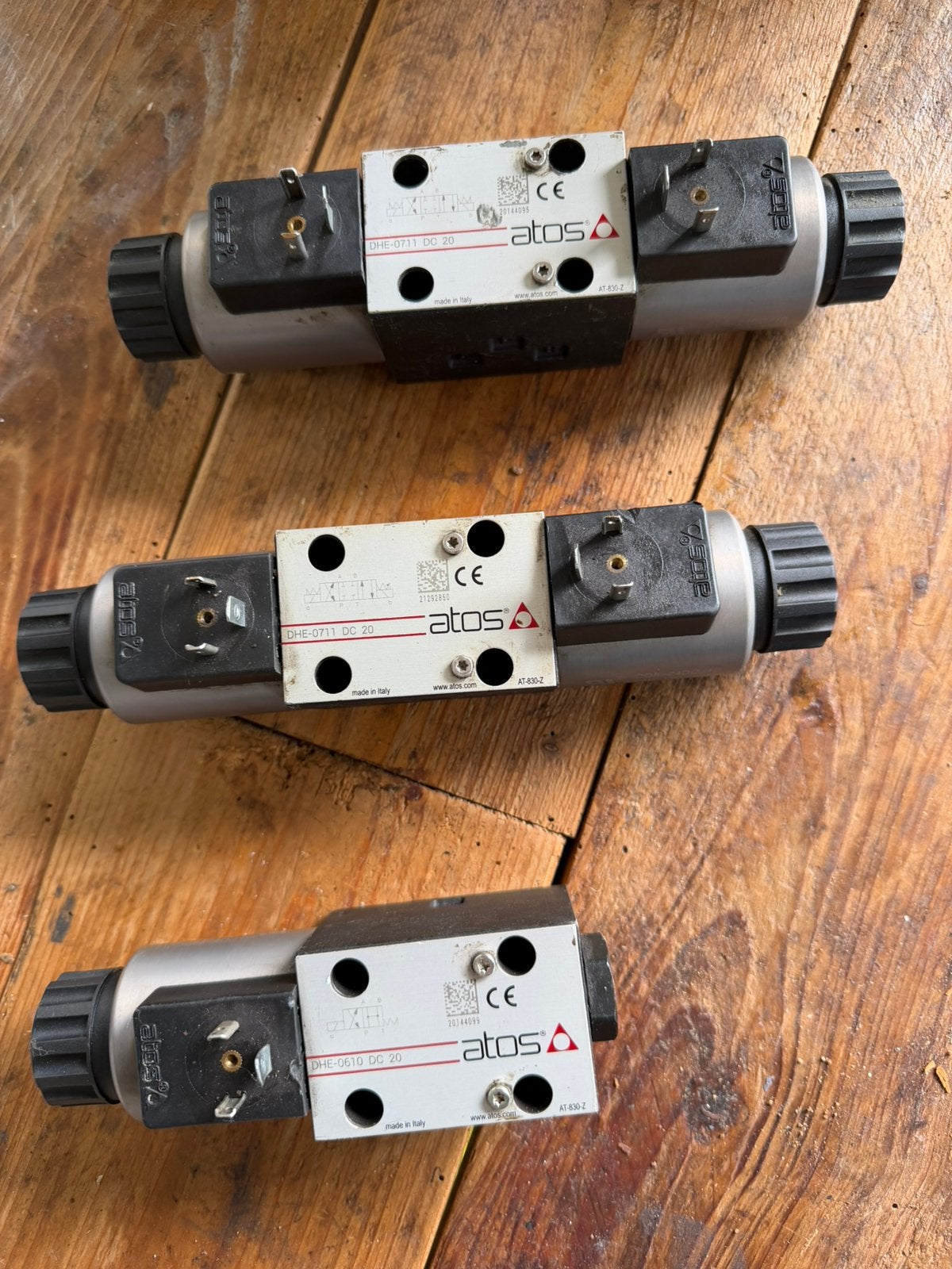 ATOS 24V hydrauliek ventielen met spoelen, Ophalen of Verzenden, Gebruikt
