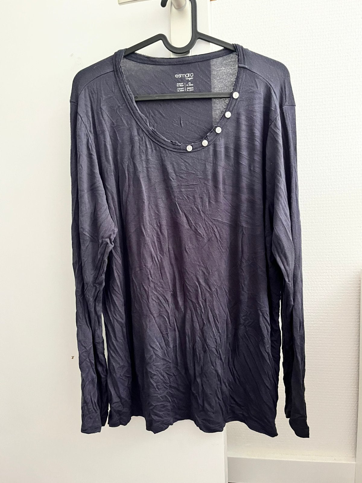 Esmara longsleeve donkerblauw, maat XL, Blauw, Maat 46/48 (XL) of groter, Ophalen of Verzenden, Zo goed als nieuw