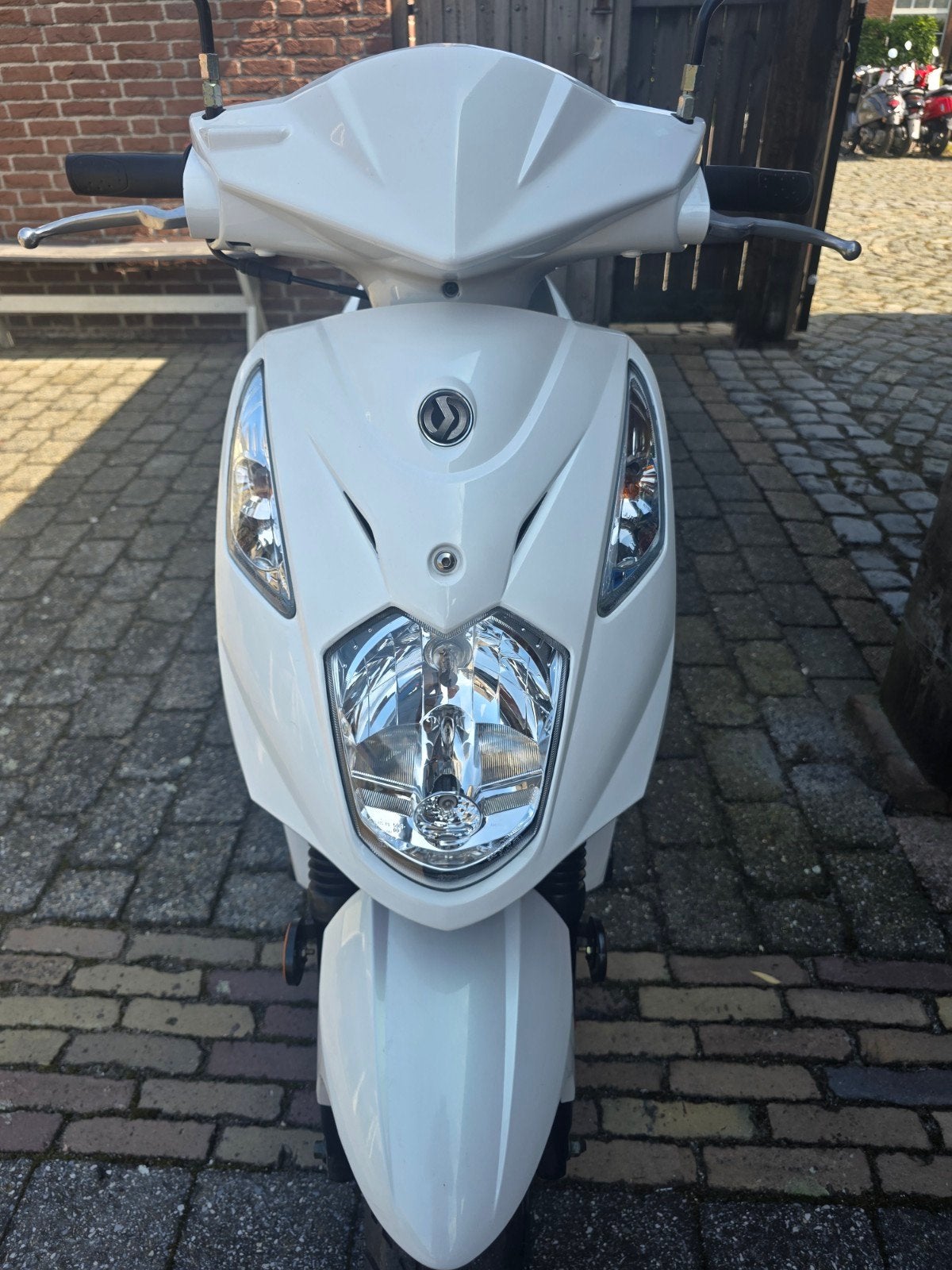 Witte SYM Scooter - in perfecte staat, Ophalen, Gebruikt, Overige modellen, Maximaal 45 km/u