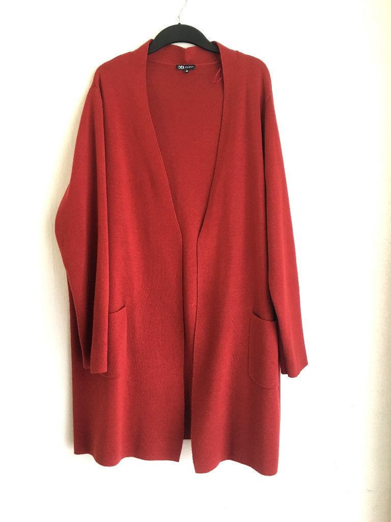 Warm rood Vest van Didi, Kleding | Dames, Ophalen of Verzenden, Zo goed als nieuw, Rood, Trui of Vest