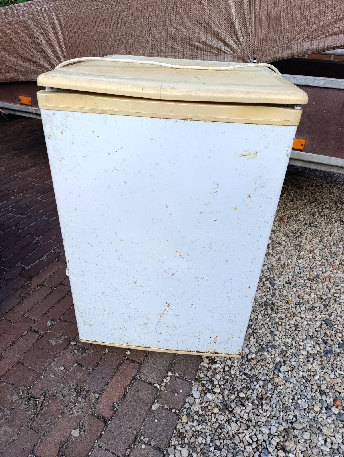 oude vriezer voor oud ijzer - gratis, Gebruikt, Minder dan 60 cm, Vrijstaand, Ophalen