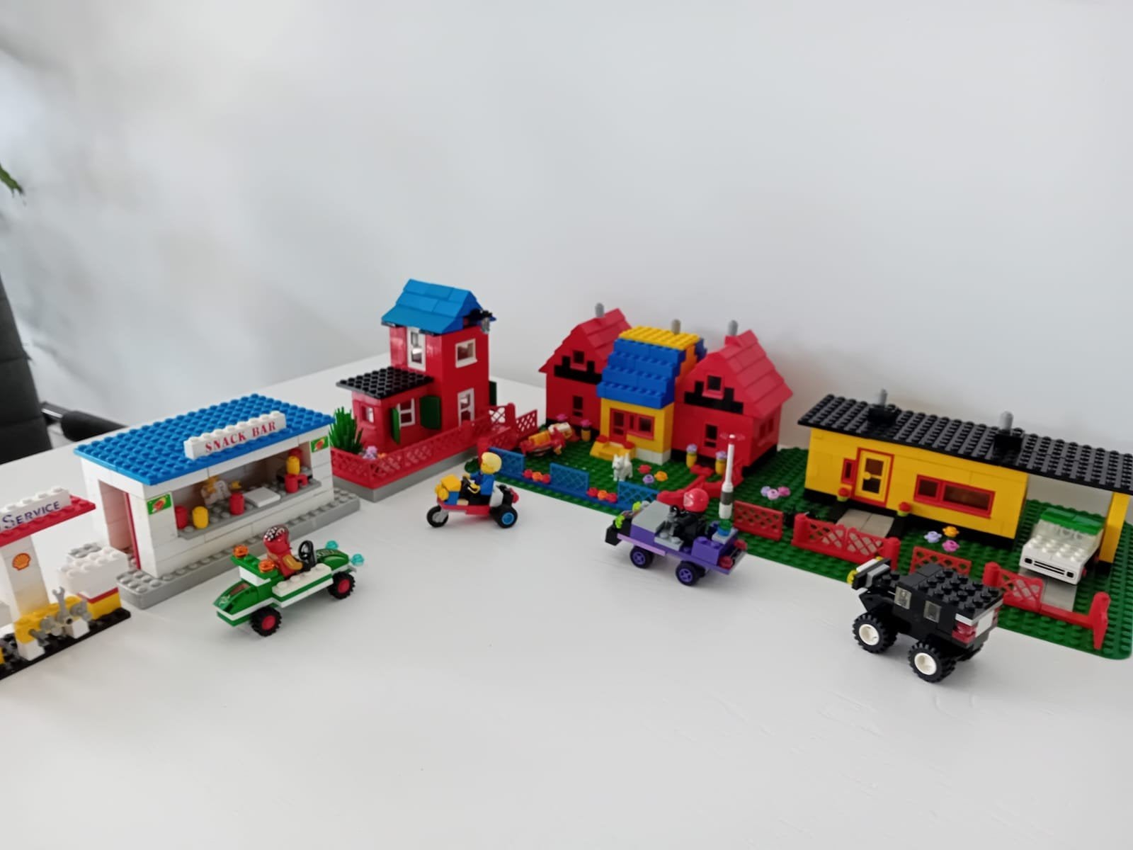 Oude LEGO: Zelf Samengestelde Stad met Voertuigen, Ophalen of Verzenden
